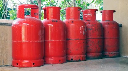 LPG cylinders and industrial gas storage infrastructure